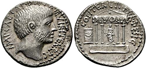 C. Caesar Octavianus - Denarius ... 