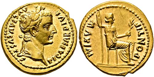 Tiberius (14-37) - Aureus (7,84 ... 