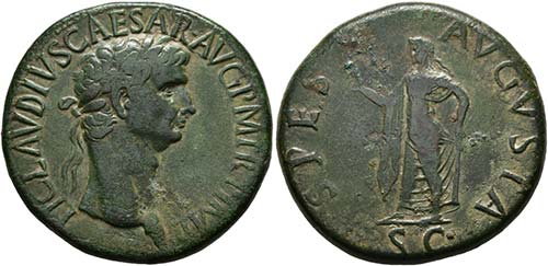 Claudius (41-54) - Sestertius ... 