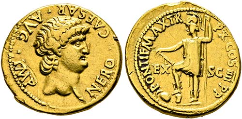 Nero (54-68) - Aureus (7,17 g), ... 