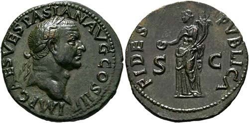 Vespasianus (69-79) - As (9,94 g), ... 