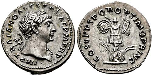 Traianus (98-117) - Denarius (3,06 ... 
