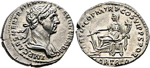 Traianus (98-117) - Denarius (3,53 ... 