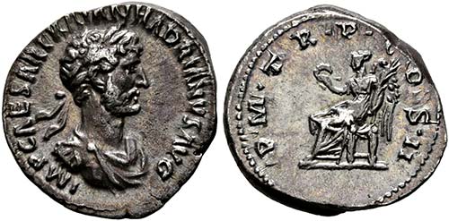 Hadrianus (117-138) - Quinar (1,84 ... 