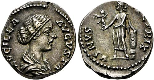 Lucilla (163-169/181) - Denarius ... 