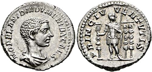 Diadumenianus (218) - Als Caesar ... 