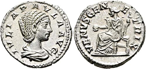 Iulia Paula (219-220) - Denarius ... 