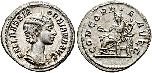 Orbiana (225-227) - Denarius (2,69 ... 