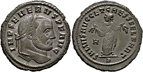 Severus II. (306-307) - Follis ... 