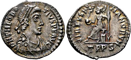 Theodosius I. (379-395) - Siliqua ... 