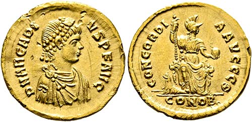 Arcadius (383-408) - Solidus (4,50 ... 