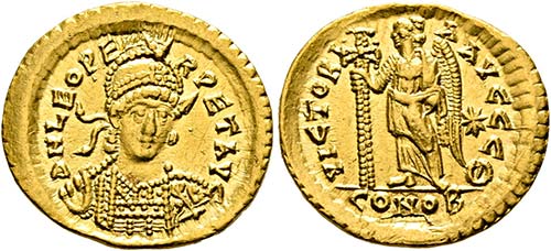 Leo I. (457-474) - Solidus (4,47 ... 