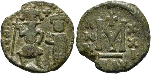 Heraclius (610-641) - Follis (40 ... 