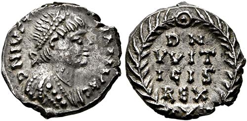 Witigis (536-540) - 1/2 Siliqua ... 