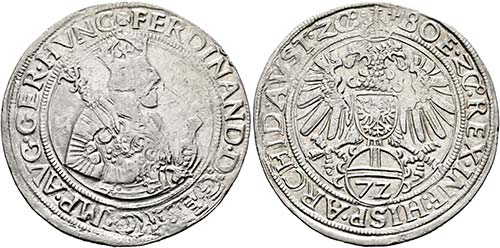 Ferdinand I. 1521-1564 - Taler zu ... 