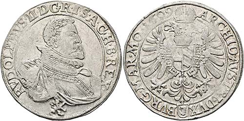 Rudolf II. 1576-1612 - Taler 1609 ... 