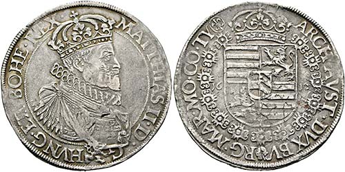 Matthias (1608)-1612-1619 - Taler ... 