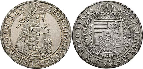Leopold I. 1657-1705 - Taler 1699 ... 