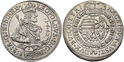 Leopold I. 1657-1705 - 1/10 Taler ... 