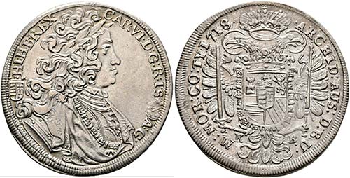 Karl VI. 1711-1740 - 1/2 Taler ... 