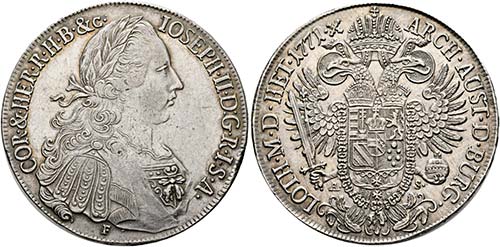 Josef II. 1765-1790 - Taler 1771 ... 