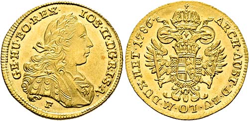 Josef II. 1765-1790 - Dukat ... 