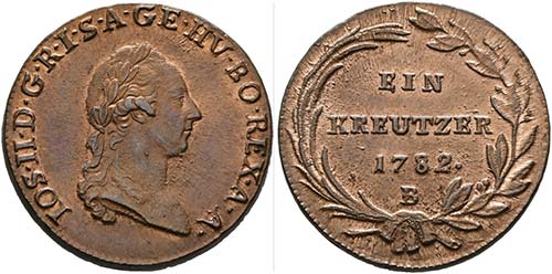 Josef II. 1765-1790 - Kreuzer 1782 ... 