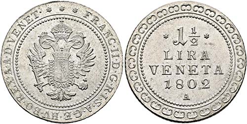 Franz II. 1792-1806-(1835) - 1 1/2 ... 