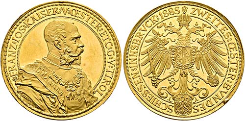 Franz Joseph 1848-1916 - 4 Dukaten ... 