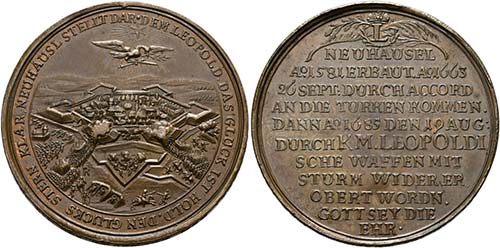 Leopold I. 1657-1705 - AE-Medaille ... 