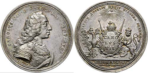 Karl VII. 1742-1745 - AR-Medaille ... 