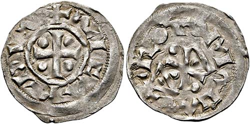 Robert 1309-1343 - Denar (0,97g) ... 
