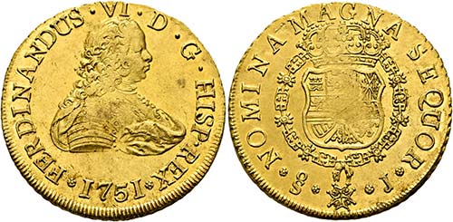 Fernando VI. 1746-1760 - 8 Escudos ... 