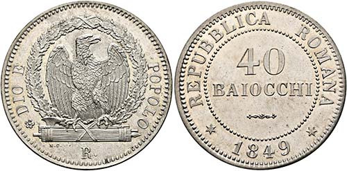 Repubblica Romana 1848-1849 - 40 ... 
