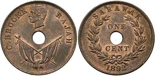 MALAYSIA - Sarawak - Cent 1892 H  ... 