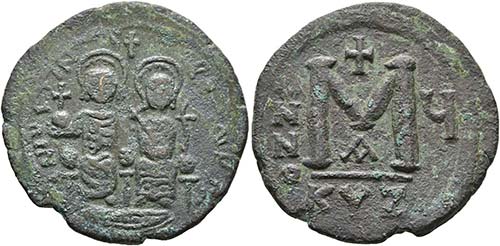 Iustinus II. (565-578) - Follis ... 