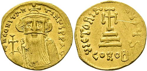 Constans II. (641-668) - Solidus ... 