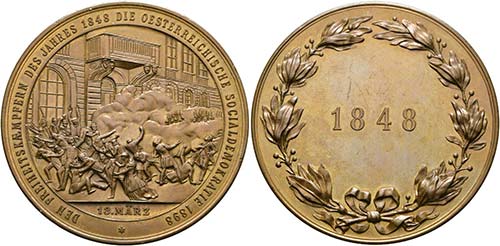 Revolution 1848/1849 - AE-Medaille ... 