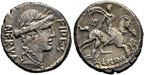 A. Licinius Nerva - Denarius ... 