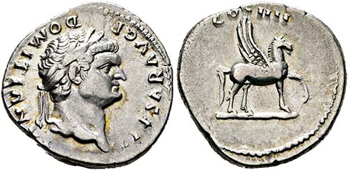 Domitianus (81-96) - Denarius ... 