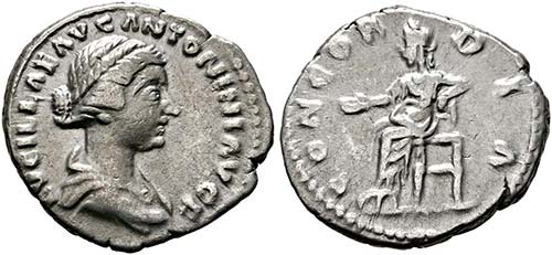 Lucilla (163-169/181) - Denarius ... 