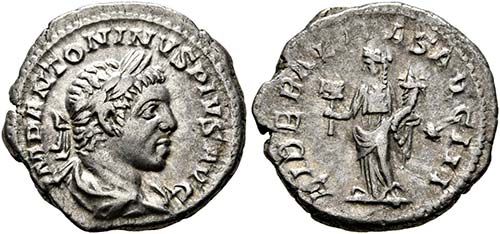 Elagabalus (218-222) - Denarius ... 
