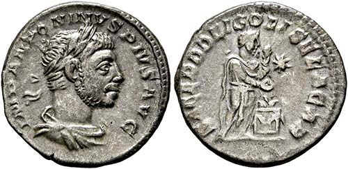 Elagabalus (218-222) - Denarius ... 