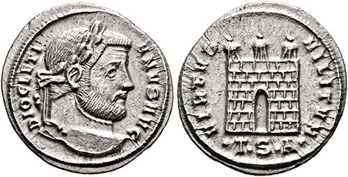Diocletianus (284-305) - Argenteus ... 