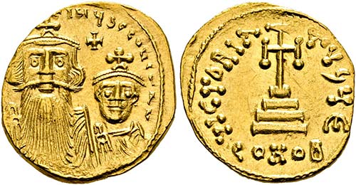 Constans II. (641-668) - Solidus ... 
