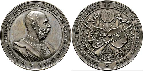 Bozen - AR-Medaille 1888 v. ... 