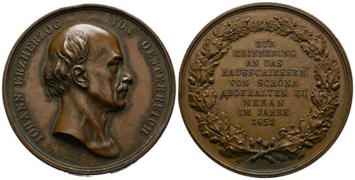 Meran - AE-Medaille (48mm) 1851 ... 