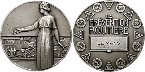 Le Mans - AR-Medaille (181,03g), ... 