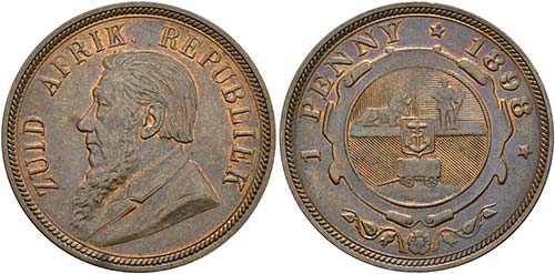 SÜDAFRIKA - Cu-Penny 1898 Av.: ... 