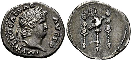 Nero (54-68) - Denarius (3,31 g), ... 